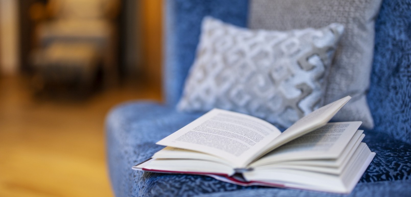 Einen gemütlichen Lesesessel und ein gutes Buch finden Sie an vielen Stellen im Hotel Jagdhaus Wiese