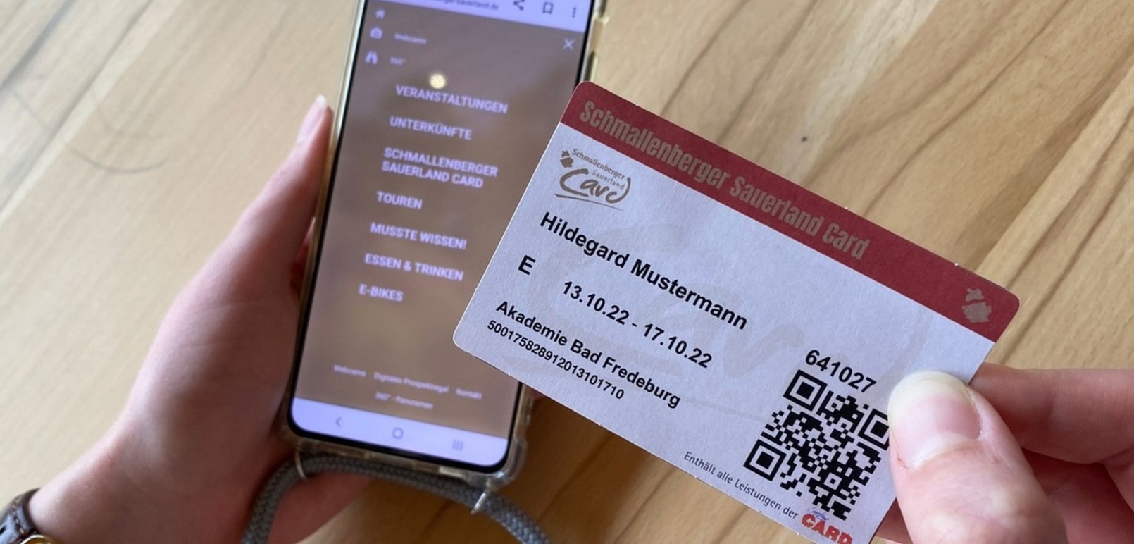You receive the Schmallenberger Sauerland Card with many free services and discounts free of charge as a guest at the Hotel Jagdhaus Wiese.