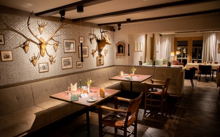 Cosy nooks and crannies characterise the Jagdstube restaurant in Schmallenberg