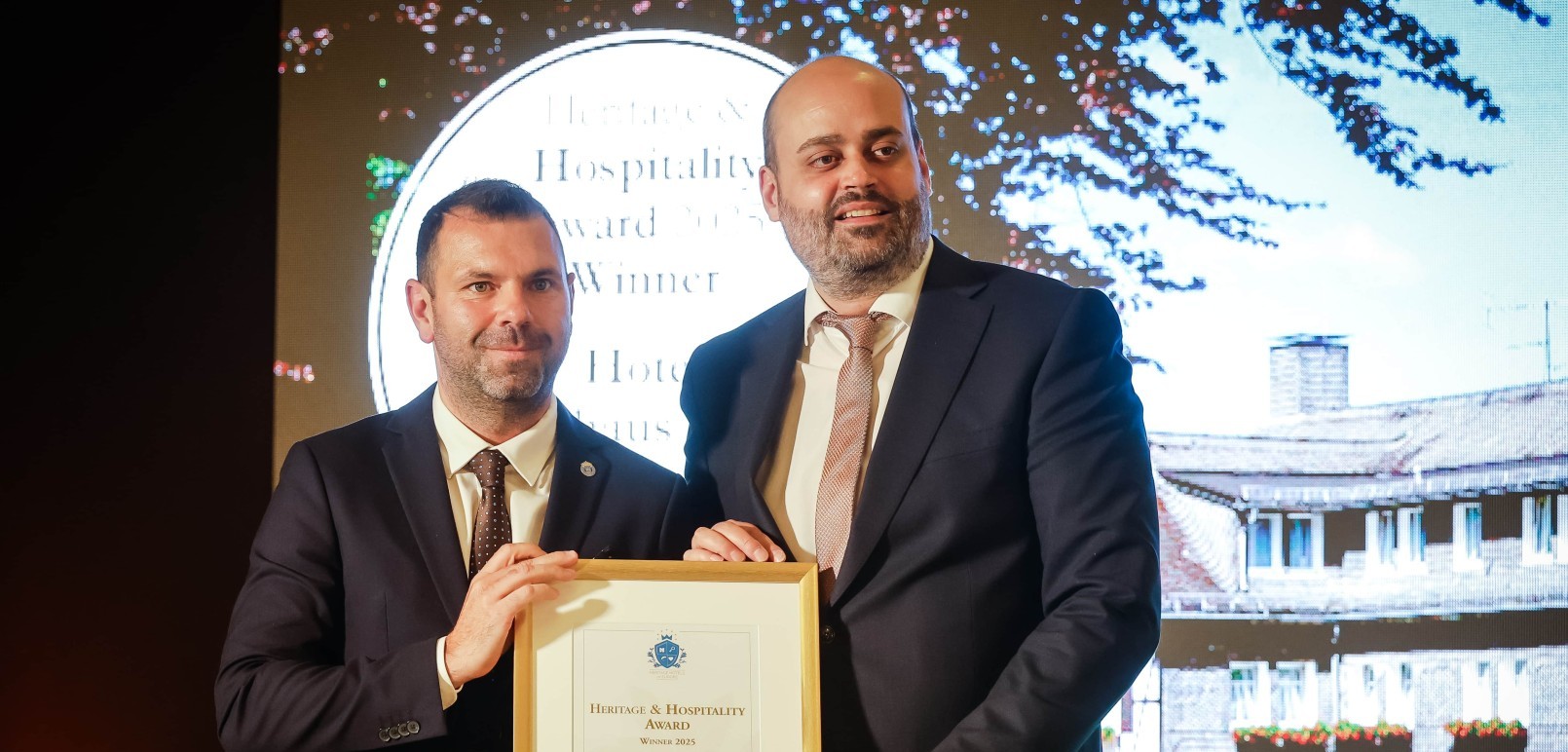 Das Hotel Jagdhaus Wiese im Sauerland gewinnt den Heritage & Hospitality-Award 2025 der Heritage Hotels of Europe
