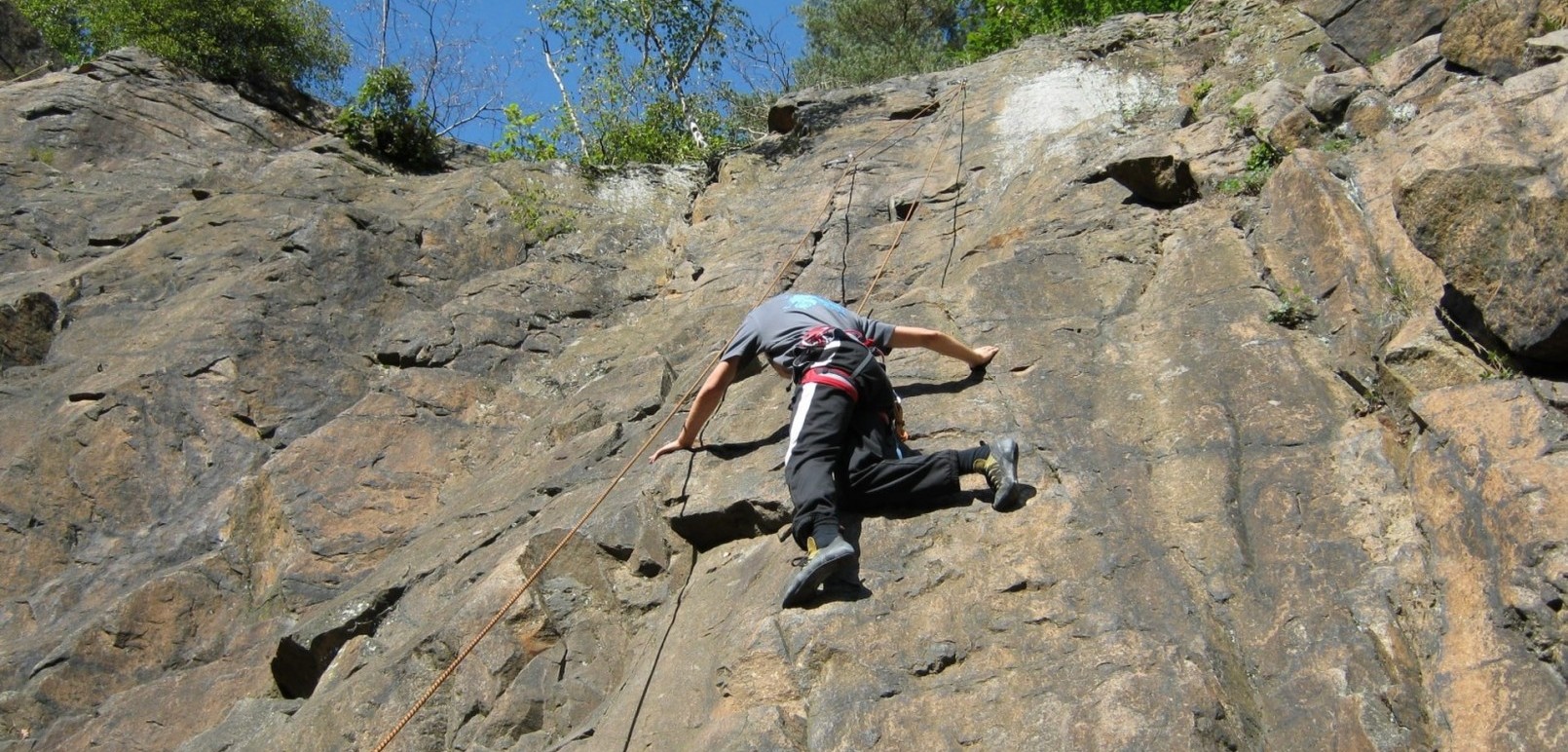 Klettergebiet Klapperstein bei Bad Berleburg