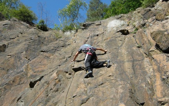 Klettergebiet Klapperstein bei Bad Berleburg