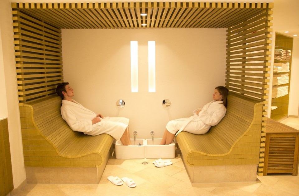 Entspannung wird im Saunabereich vom Wellnesshotel Jagdhaus Wiese im Sauerland groß geschrieben