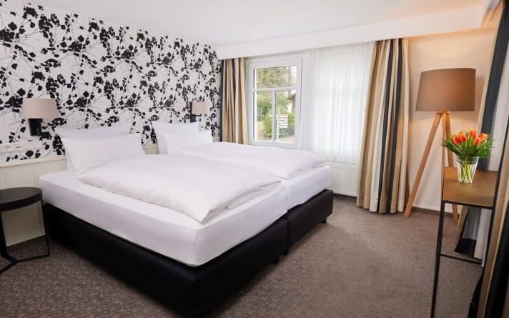 The bedrooms in the Classic Suite category have different designs and layouts