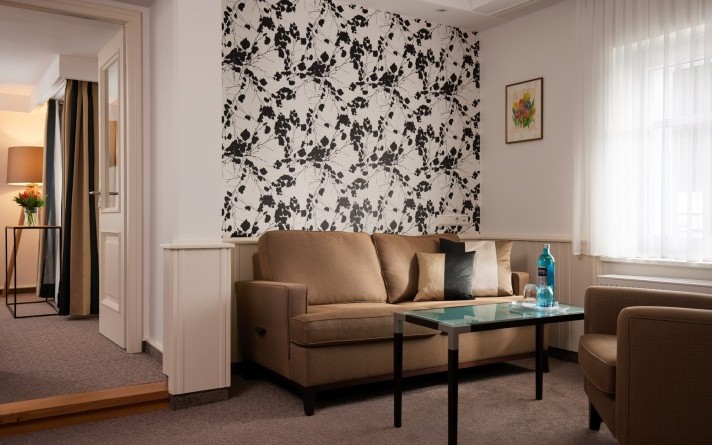 The living rooms in the Classic Suite category have different designs and layouts